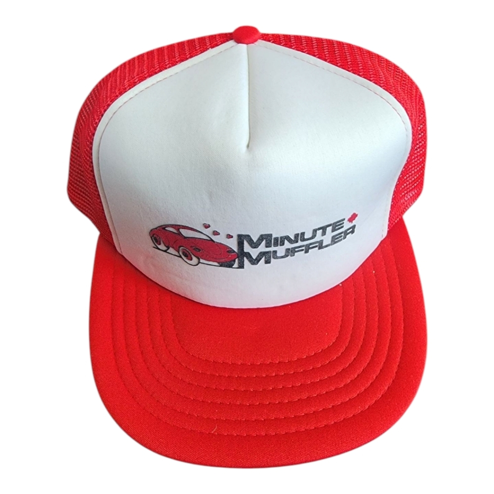 Vintage Minute Muffler Snapback Mesh Hat Unworn